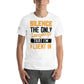 Silence Is My Language – Bold Statement White Motivational Men's T-Shirt Lifestyle