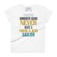 Smooth Seas Women’s Motivational White T-Shirt