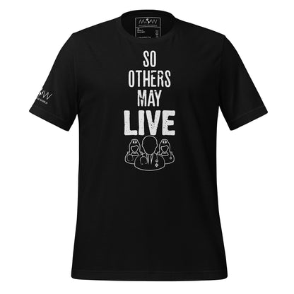 So Others May Live - Doctors And Nurses Black Motivational Men's T-Shirt