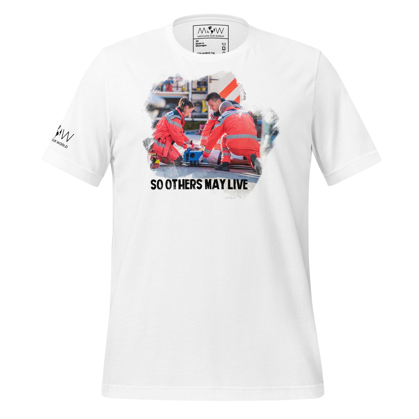 So Others May Live - Paramedic White Motivational Men's T-Shirt