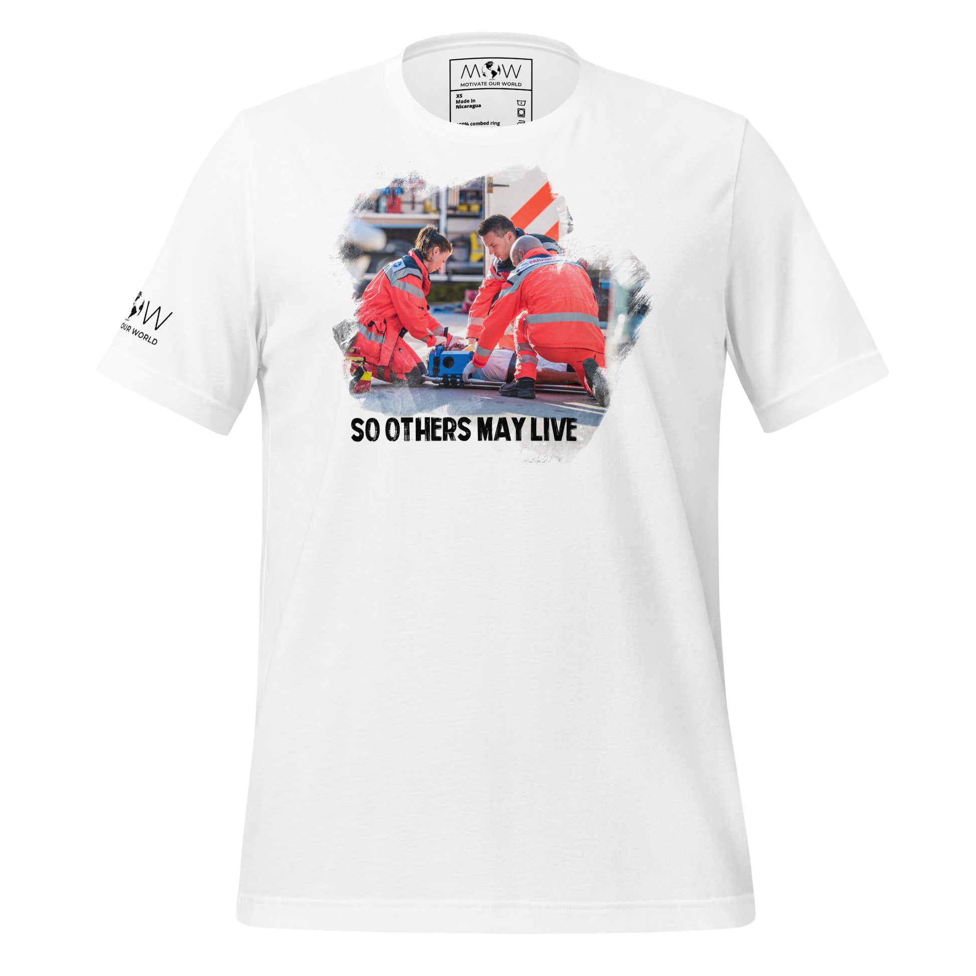 So Others May Live - Paramedic White Motivational Men's T-Shirt