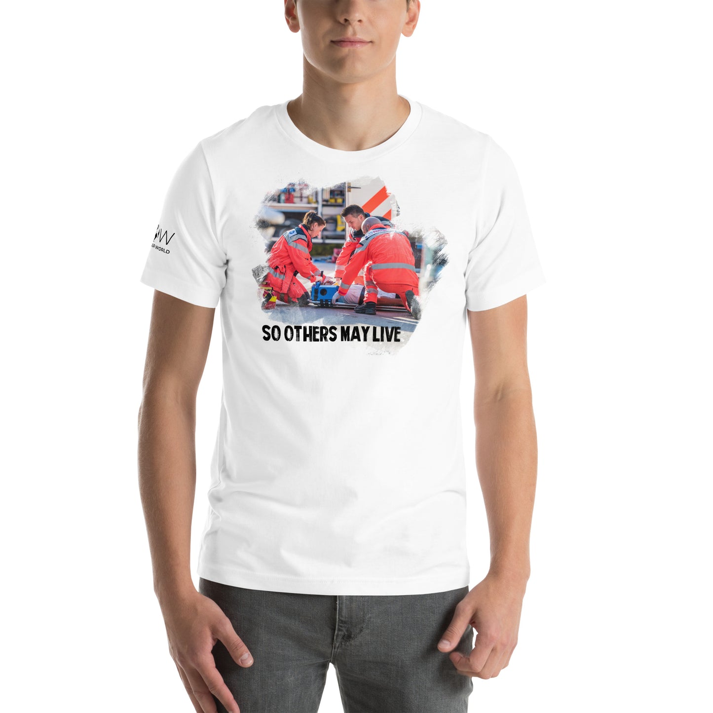 So Others May Live - Paramedic White Motivational Men's T-Shirt