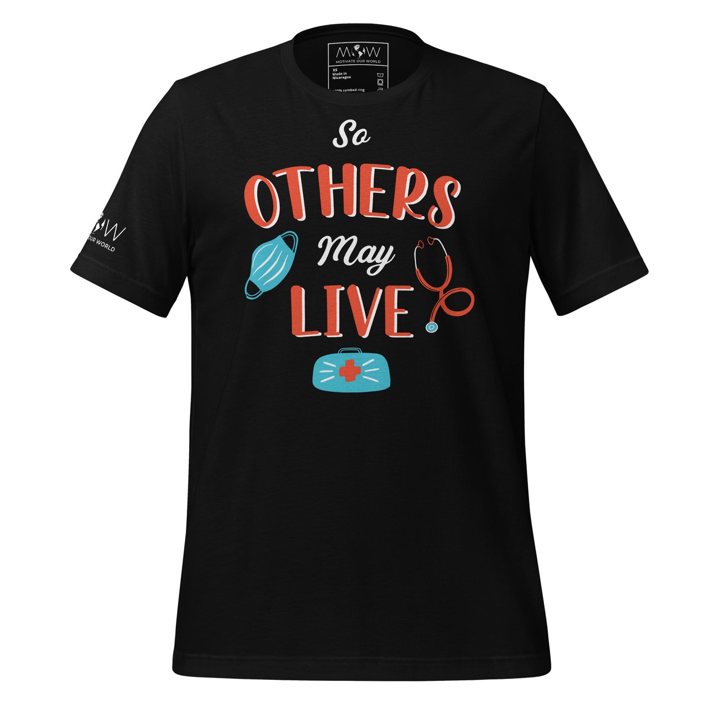 So Others May Live Black Motivational Men's T-Shirt