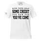 Some Credit – Varsity Edition White Motivational Men's T-Shirt