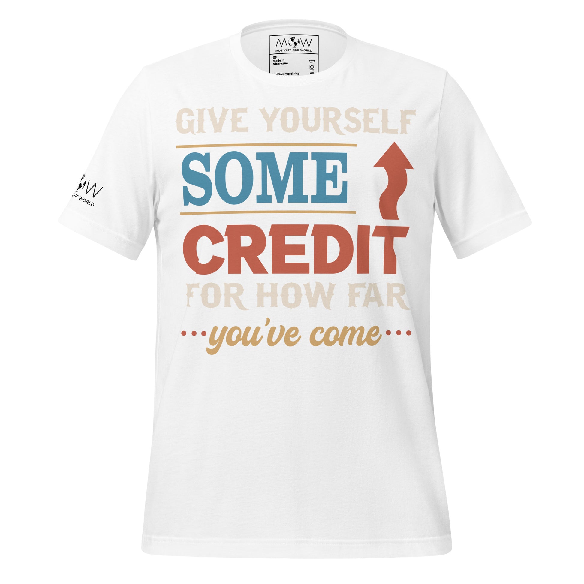 Some Credit – Vintage Edition Motivational White Men's T-Shirt