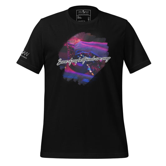 Some of My Best Friends Are Songs – DJ Edition Black Motivational Men's T-Shirt