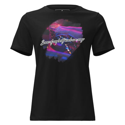 Some of My Best Friends Are Songs – DJ Edition Black Motivational Women’s T-Shirt