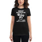 Squat Women’s Motivational Black T-Shirt
