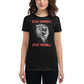 Stay Hungry. Stay Humble II Women’s Motivational Black T-Shirt