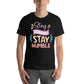 Stay Hungry Stay Humble Men's Motivational Black T-Shirt
