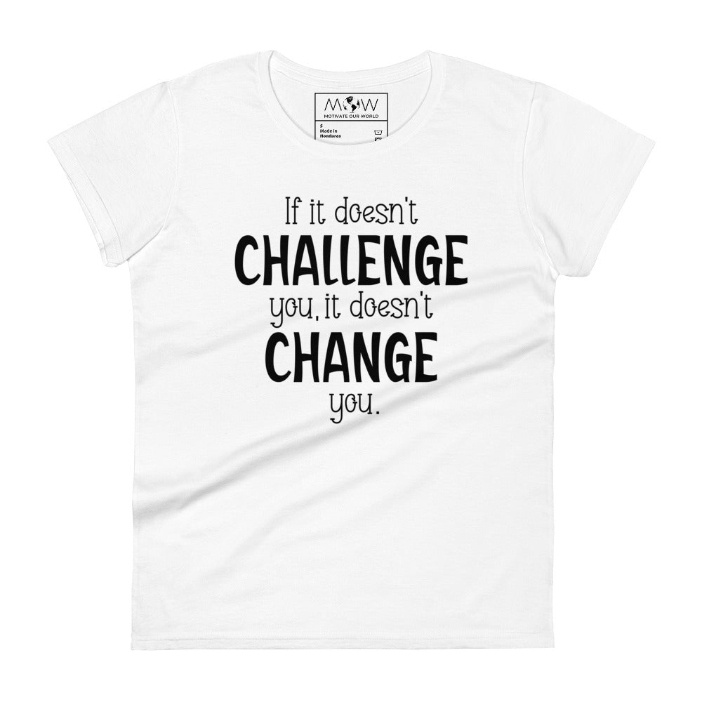 Stay Strong Women’s Motivational White T-Shirt