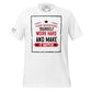 Stop Doubting Men's Motivational White T-Shirt