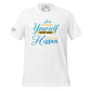 Stop Doubting Yourself, Work Hard, and Make It Happen Men's Motivational White T-Shirt