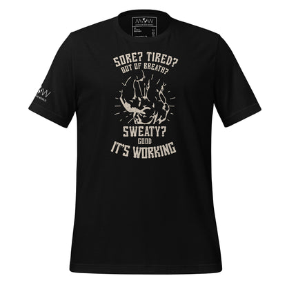 Strength in Struggle Men's Motivational Black T-Shirt