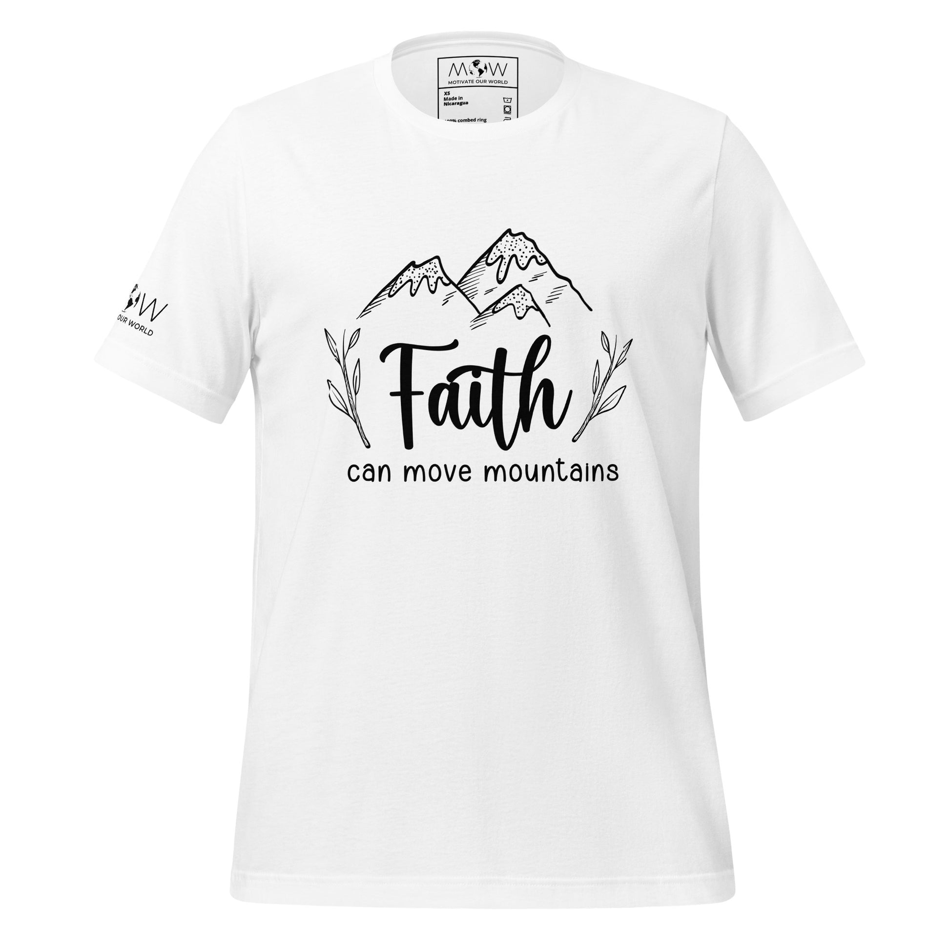 Stronger Than Yesterday Men's Motivational White T-Shirt