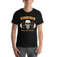 Stronger Than Yesterday Skull Men's Motivational Black T-Shirt