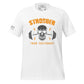 Stronger Than Yesterday Skull Men's Motivational White T-Shirt