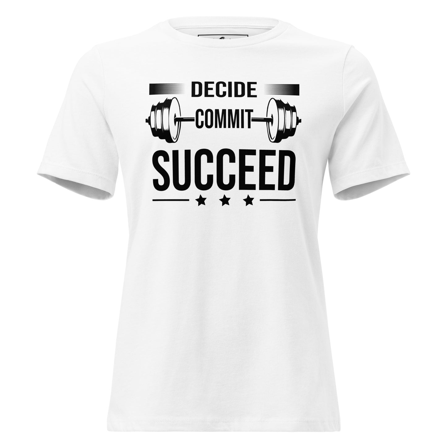 Succeed White Motivational Women’s T-Shirt