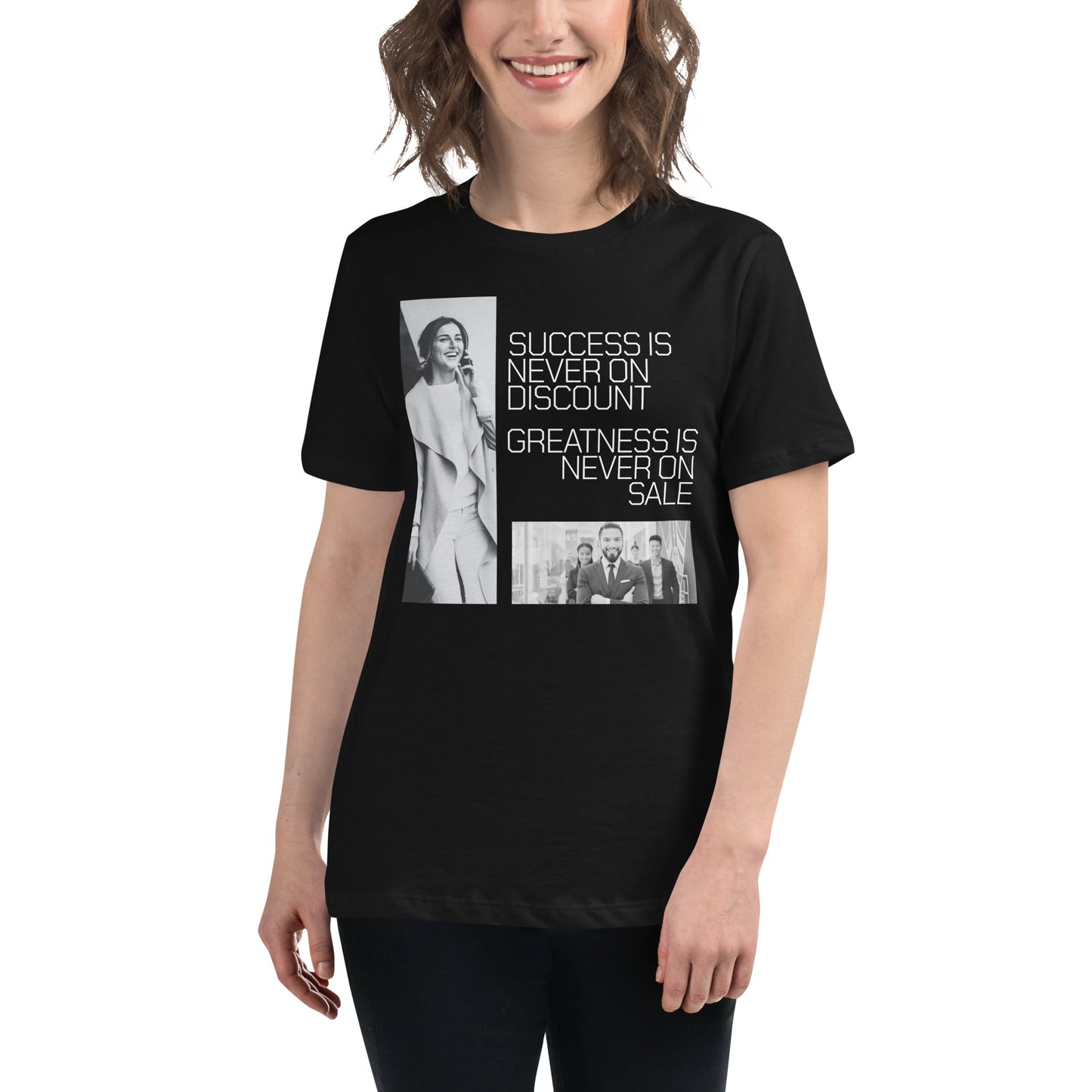 Success Driven Lifestyle Black Motivational Women’s T-Shirt Lifestyle