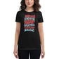 Success Is Never on Discount Women’s Motivational Black T-Shirt