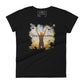 Success Is The Best Revenge Sunset Women’s Motivational Black T-Shirt