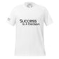 Success Is a Decision Men's Motivational White T-Shirt