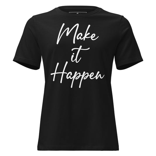 Success is Earned, Not Given Black Motivational Women’s T-Shirt