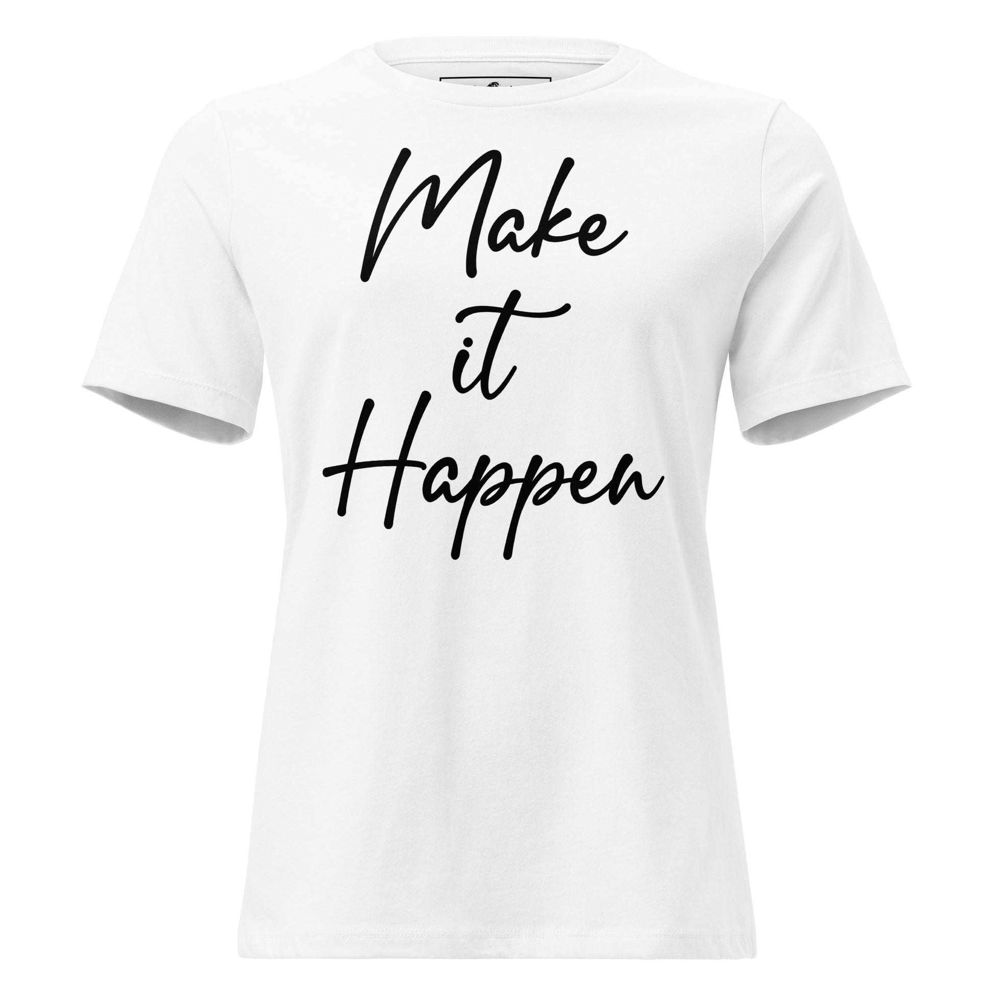 Success is Earned, Not Given White Motivational Women’s T-Shirt