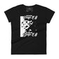 Take No Days Off Women's Motivational Black T-Shirt