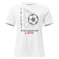Talent Without Hard Work Soccer White Motivational Women’s T-Shirt