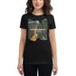 Talent Without Working Hard Is Nothing Soccer Goalie Women’s Motivational Black T-Shirt
