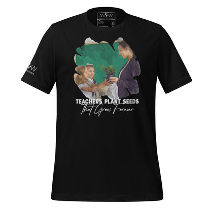 Teachers Plant Black Motivational Men's T-Shirt