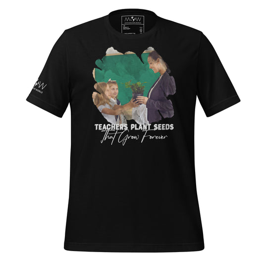 Teachers Plant Black Motivational Men's T-Shirt