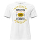 Teachers Plant Seeds That Grow Forever - Floral White Motivational Women’s T-Shirt
