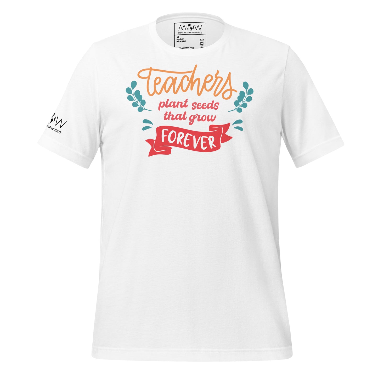 Teachers Plant Seeds White Motivational Men's T-Shirt