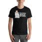 Teachers Rule the World - Books & Apple Men's Motivational Black  T-Shirt