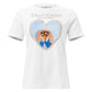 Teachers Rule the World - Puzzle Heart White  Motivational Women’s T-Shirt