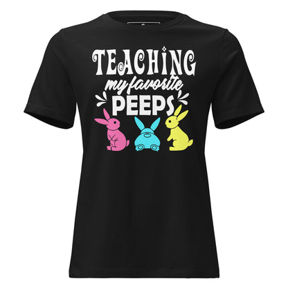 Teaching Peeps Black Motivational Women’s T-Shirt