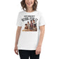 Team Hustle Work For It White Motivational Women’s T-Shirt Lifestyle