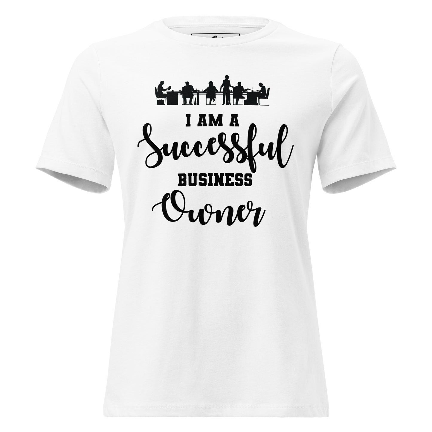 "Teamwork Triumphs" White Motivational Women’s T-Shirt
