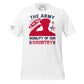 The Army Men's Motivational White T-Shirt