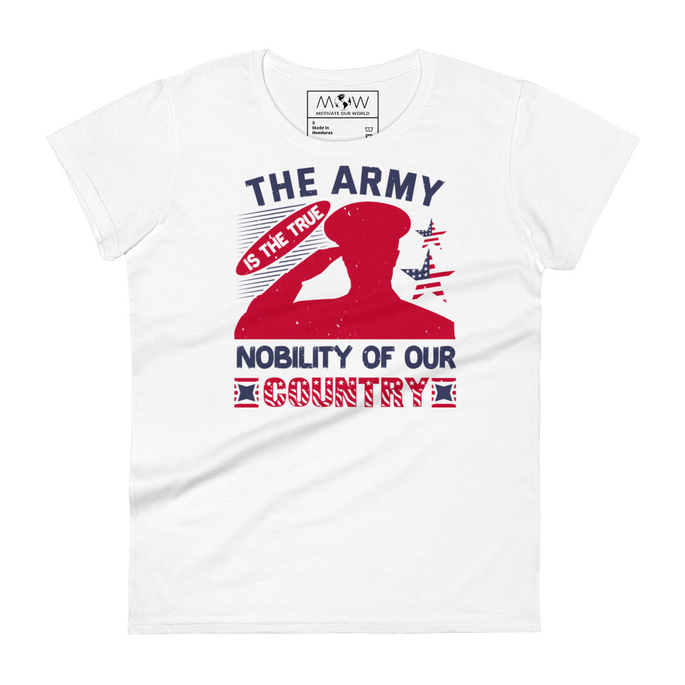 The Army Women’s Motivational White T-Shirt