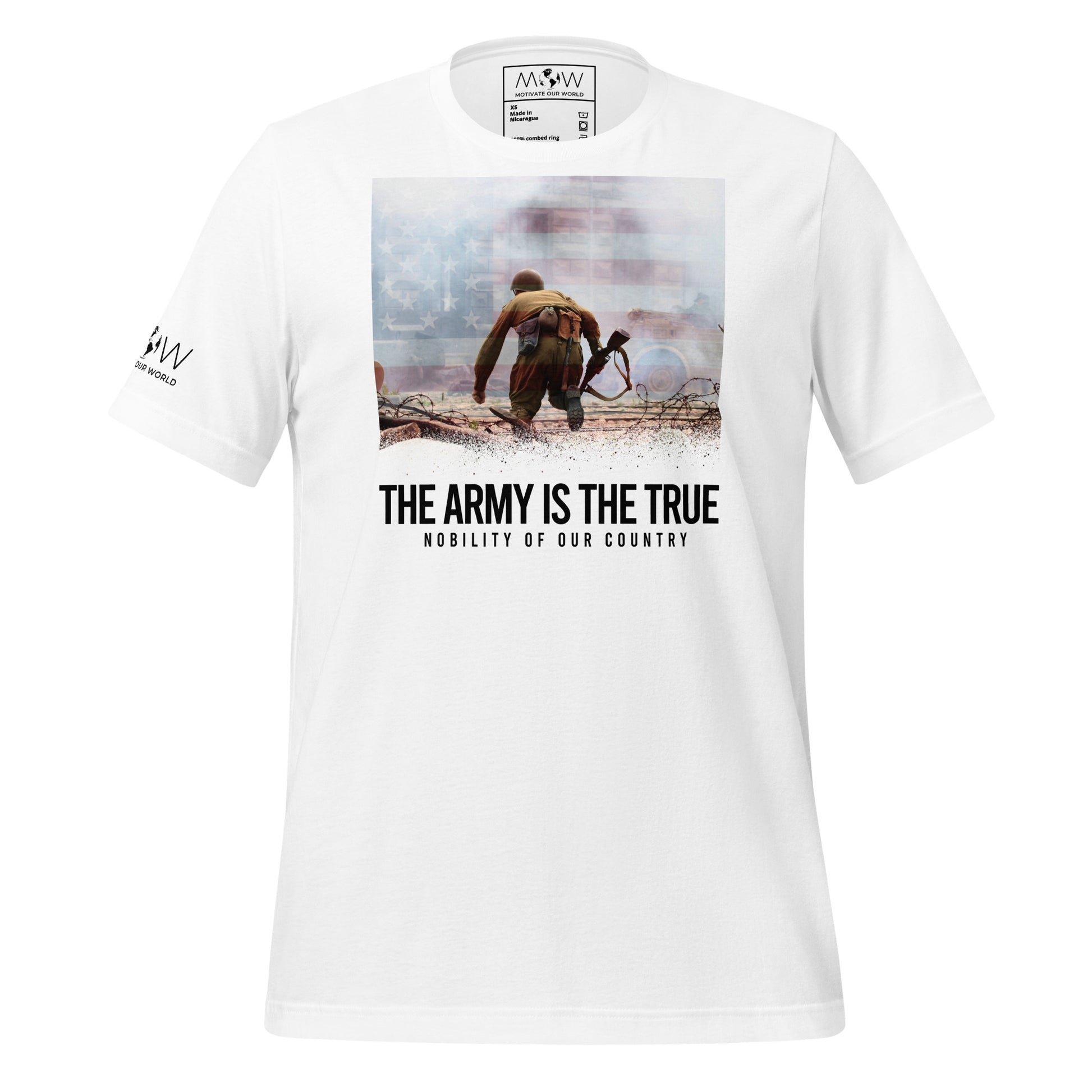 The Army is the True Men's Motivational White T-Shirt