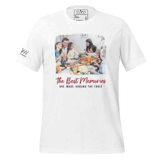 "The Best Memories" Men's Motivational White T-Shirt 