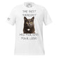 The Best Therapist Has Fur and Four Legs - Cat White Motivational Men's T-Shirt