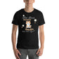 The Best Therapist Has Fur and Four Legs - Cute Cat Black Motivational Men's T-Shirt