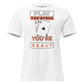 "The Cards You're Dealt" White Motivational Women’s T-Shirt