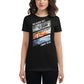 The Farther Away Women’s Motivational Black T-Shirt