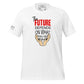 The Future is in Your Hands Men's Motivational White T-Shirt