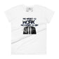 The Harder You Work, The Luckier You Get Women’s Motivational White T-Shirt